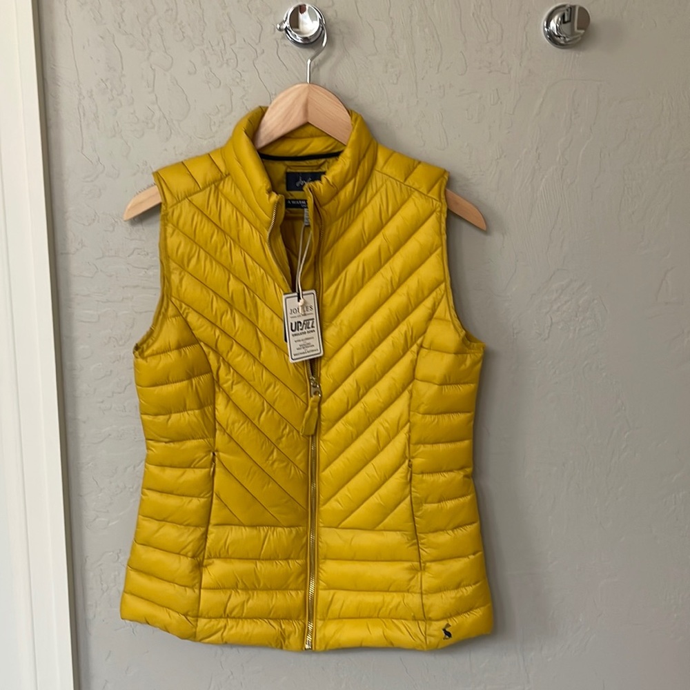 NWT Joules Brindley Gold Vest